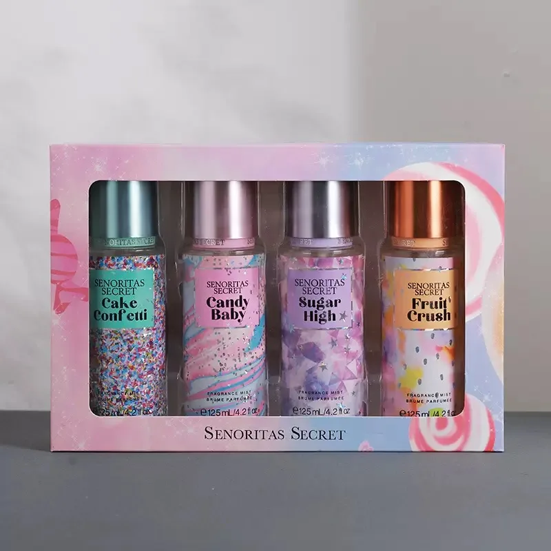 She Is Victoria Style Fresh Floral Body Spray Bottle Perfume Box