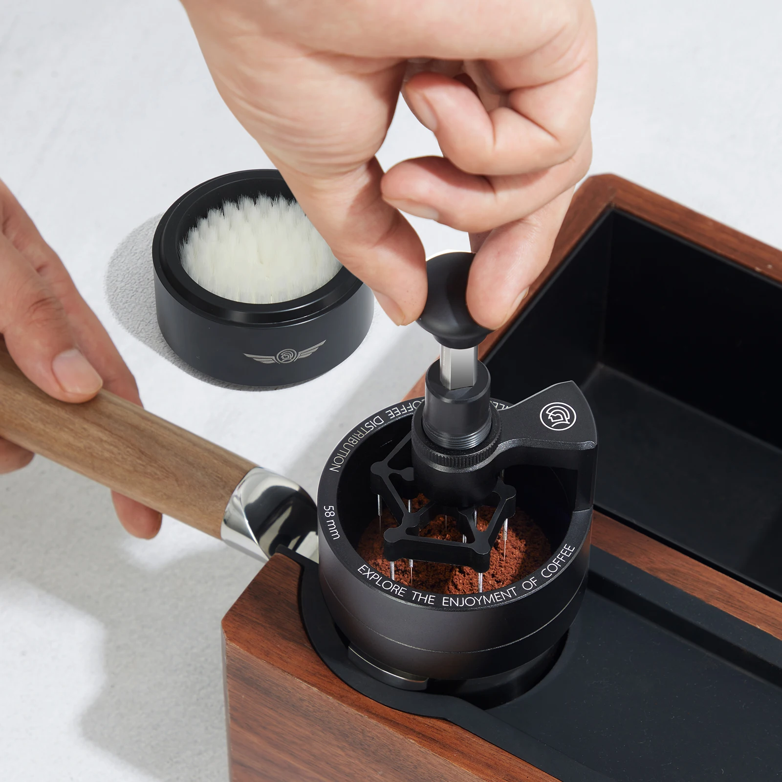 その他 Traders Zero ZeroHero Thunder WDT Tool - 6 Pin Espresso Stirring Needle for