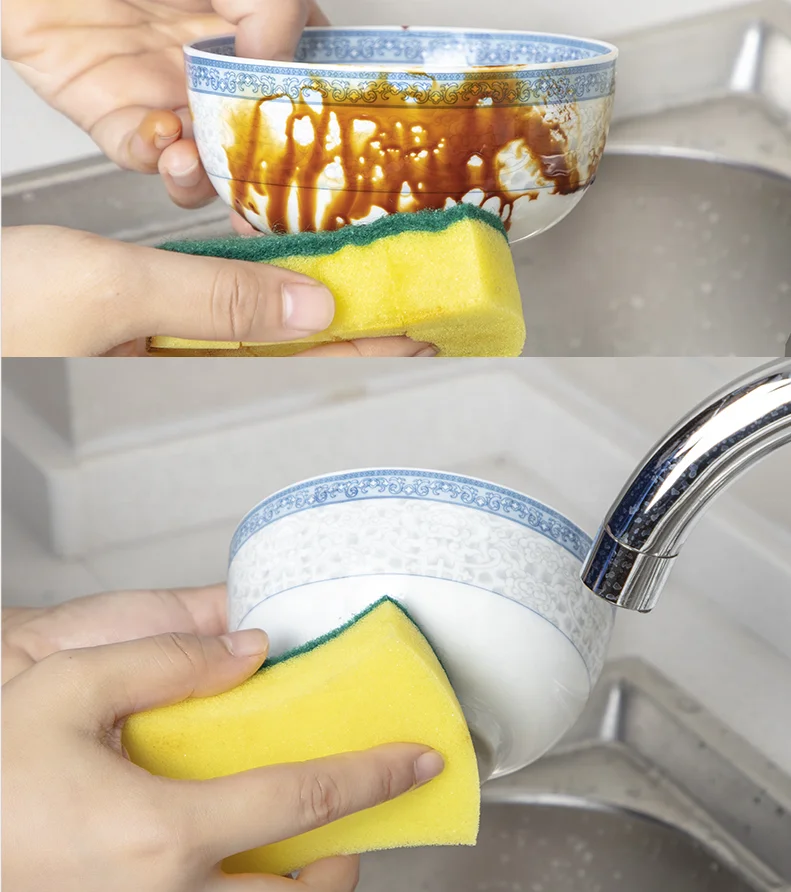 Cute Cat Eco Kitchen Sponge Cleaning Sponges & Scouring Pads Nonwoven Dishwashing Sponge Buy