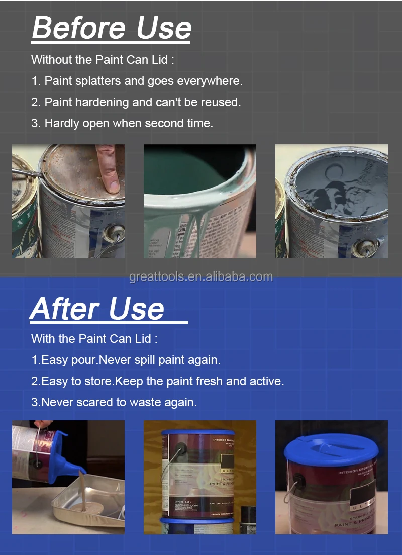 17cm 1gallon Paint Can Lid With Pour Spout New Paint Can Lid Buy