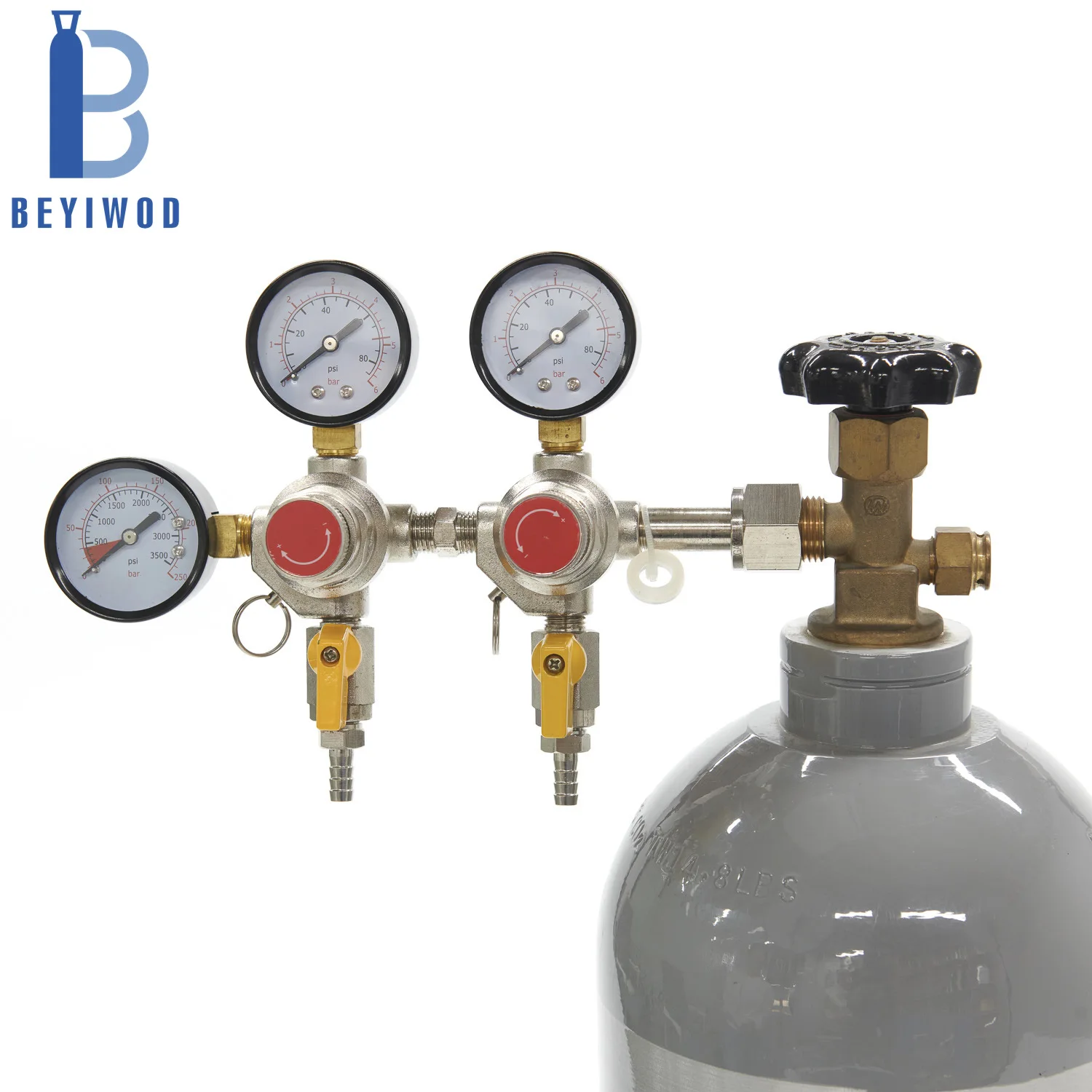 20 lb  aluminum co2 tanks gas cylinder with cga320 valve-4