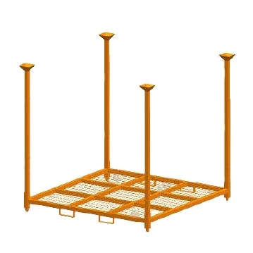 Portable Stacking Transporting Rack for Warehouse Storage