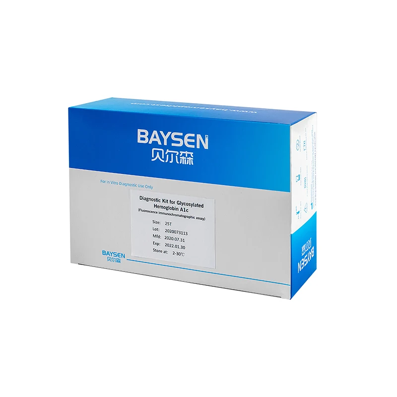 CE Approved  Blood test  Glycosylated Hemoglobin A1c (HbA1c)  Diagnostic Rapid test Kit