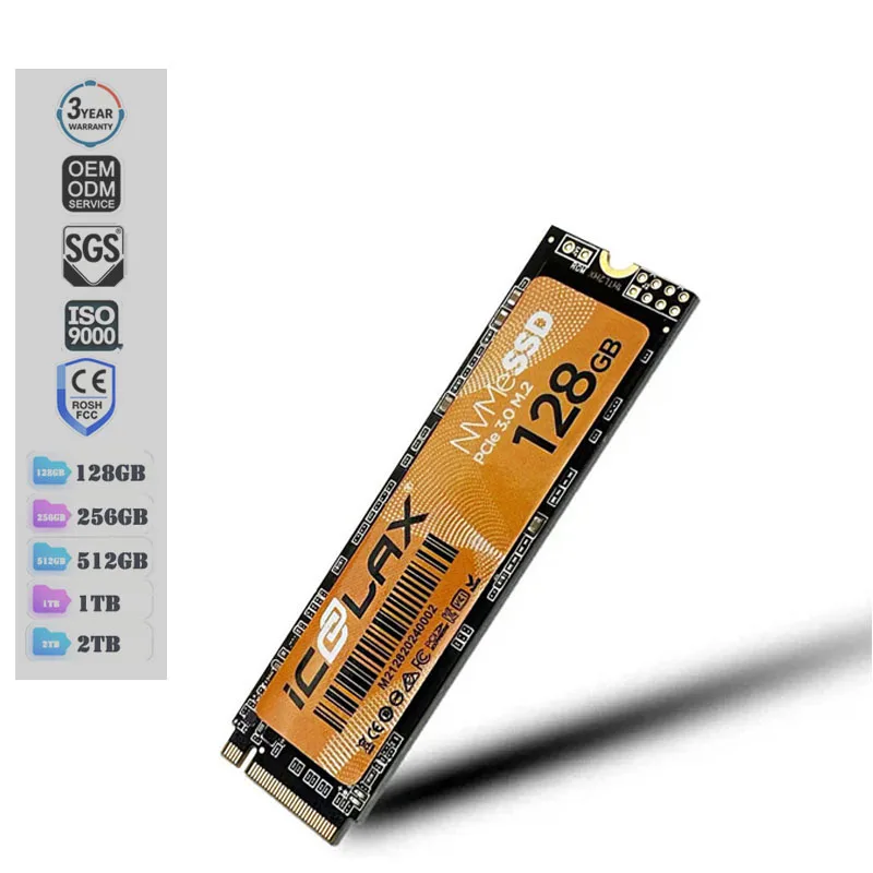 ICOOALAX 512GB/1TB NVMe M.2 SSD for Laptop/PC - High-Speed Storage