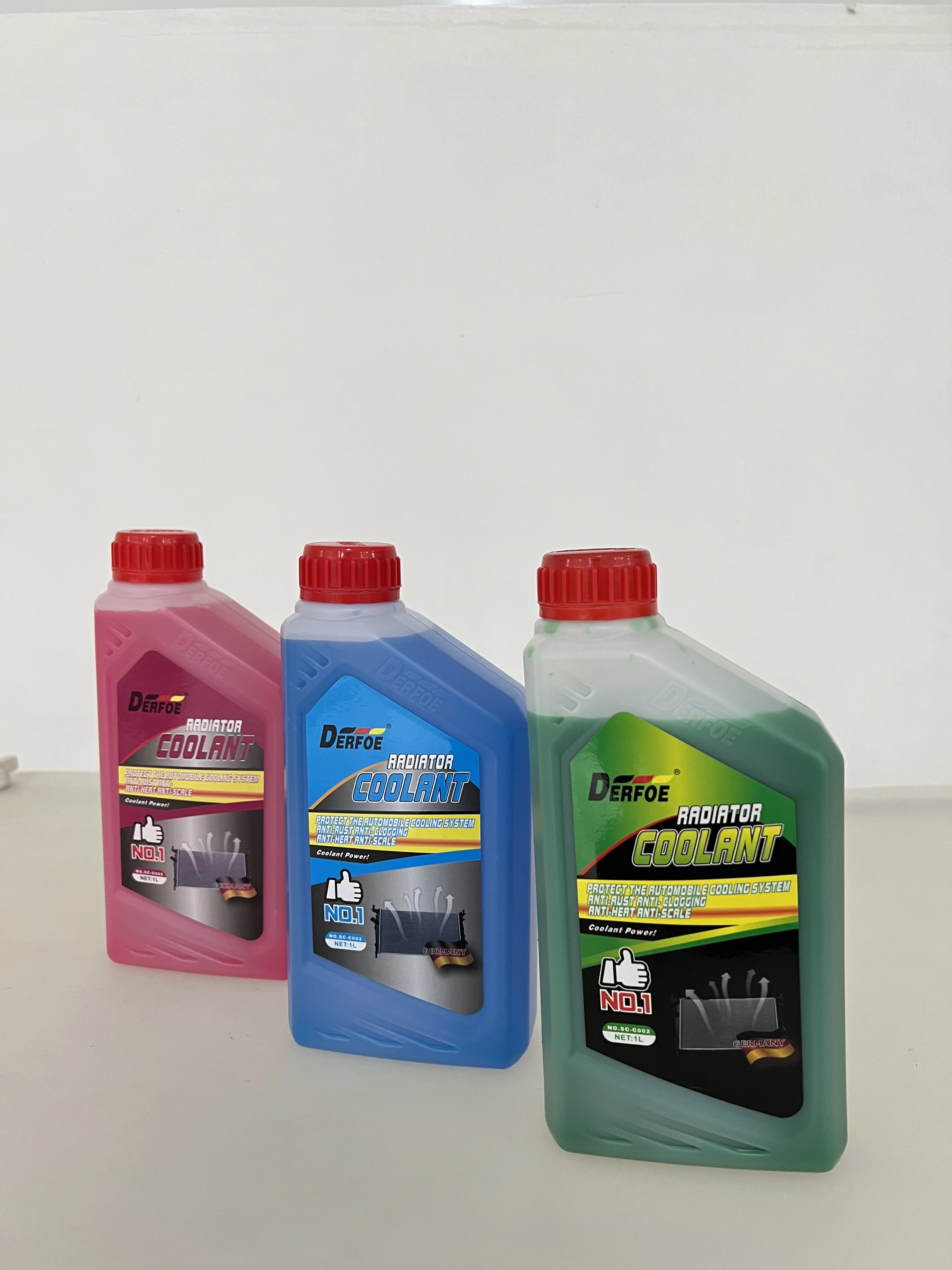 RADIATOR COOLANT for VARIOUS CARS/AUTOMOBILES (GREEN/RED/PINK 500ML 1L 4L)