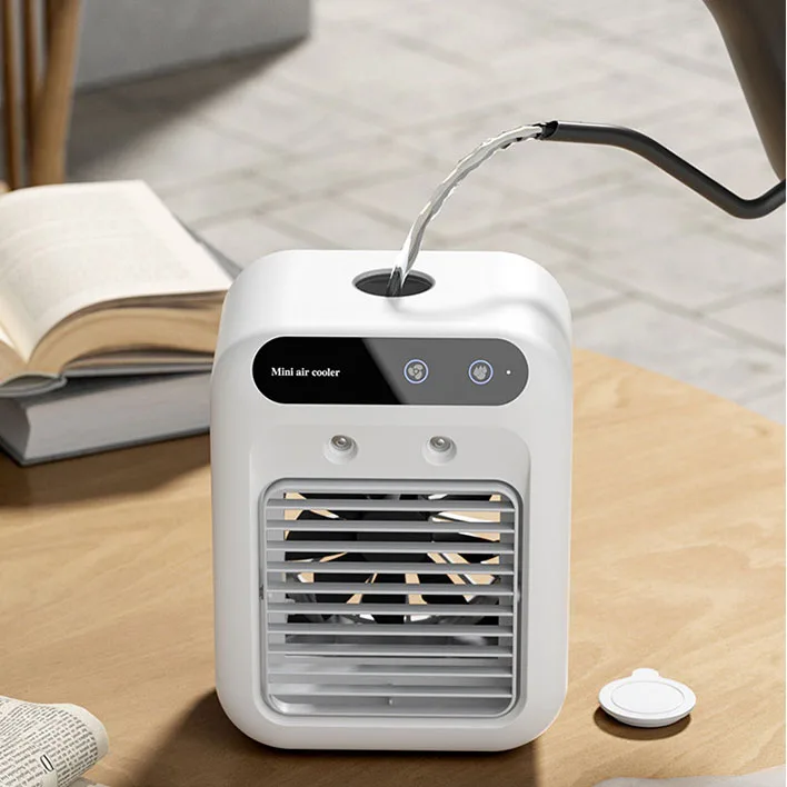 Portable Air Cooler Fan Water Air Cooler Portable USB Air Circulating Tower Fan  for Home Office