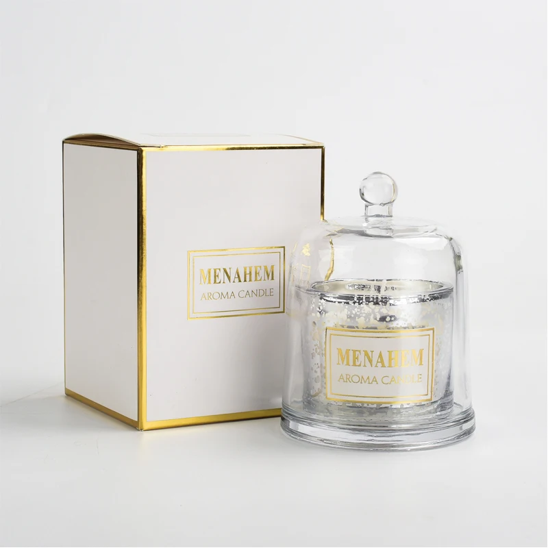 Wholesale Customized 8oz 14oz Clear Empty Luxury Glass Candle Jars And ...