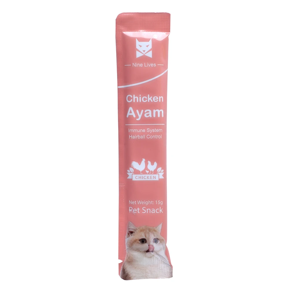 Wholesale Bulk Cat Wet Food Chicken Fish Beef Cat Treats Snacks Wet