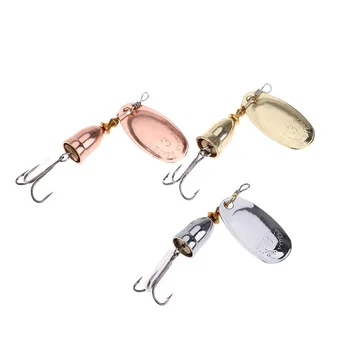 4g 5g 6g 9g 10g 16g 19g Artificial Hard Metal Spoon Lures Fishing Spinner Lures With Treble Hooks Fishing Flasher Spoon – Metal Jig – view 2