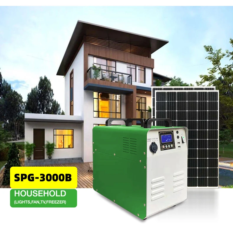 home portable solar energy power storage system 1000w 2000w 3000w 5000w solar generator lithium ion battery new power station