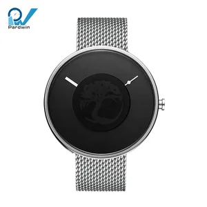 Custom Design 316L Stainless Steel Fashion Minimalist Watches with Movement Leather/Silicone Band 5BAR Water Resistance Unisex