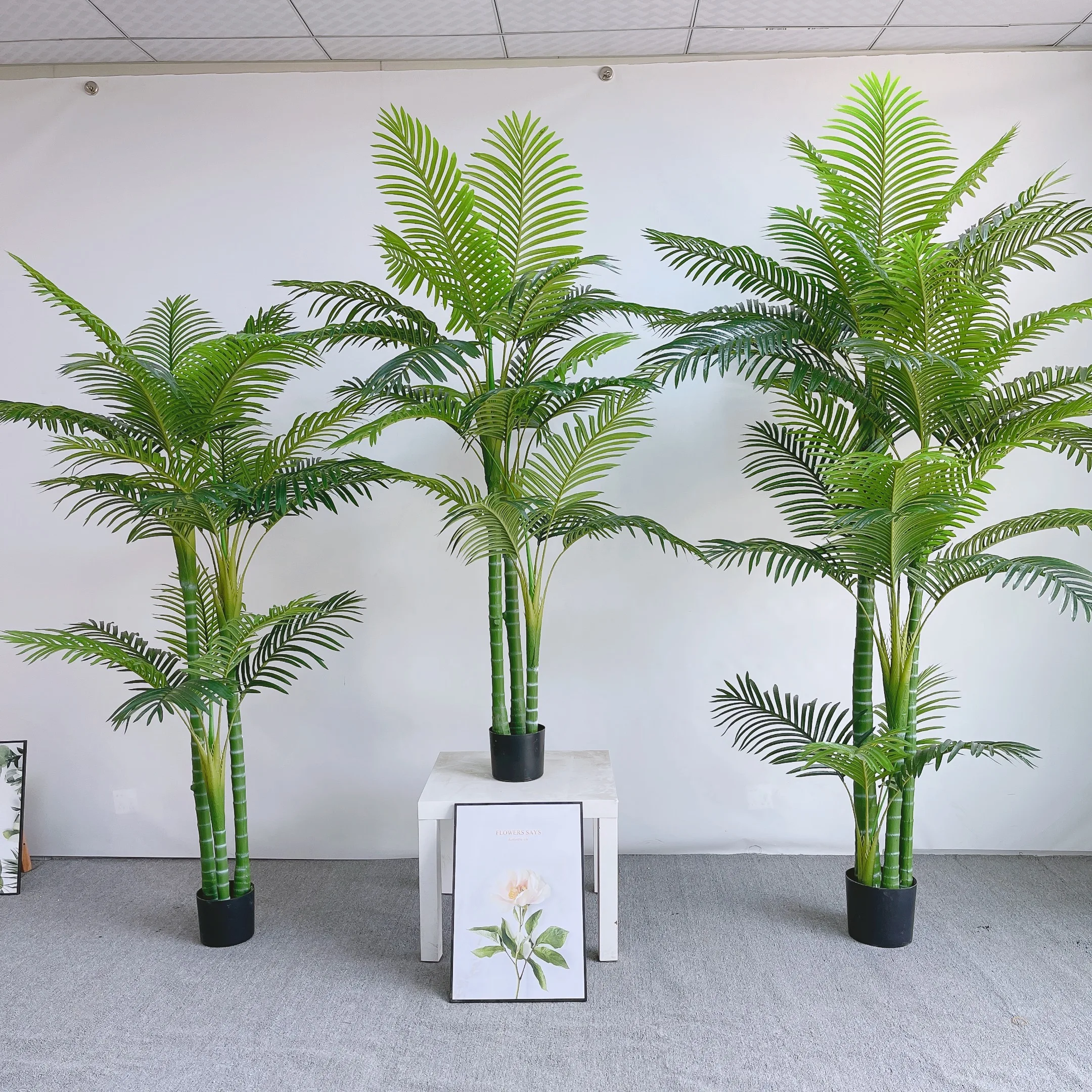 Areca Palm Decorative Silk Tree Artificial store palm tree phoenix palm tree