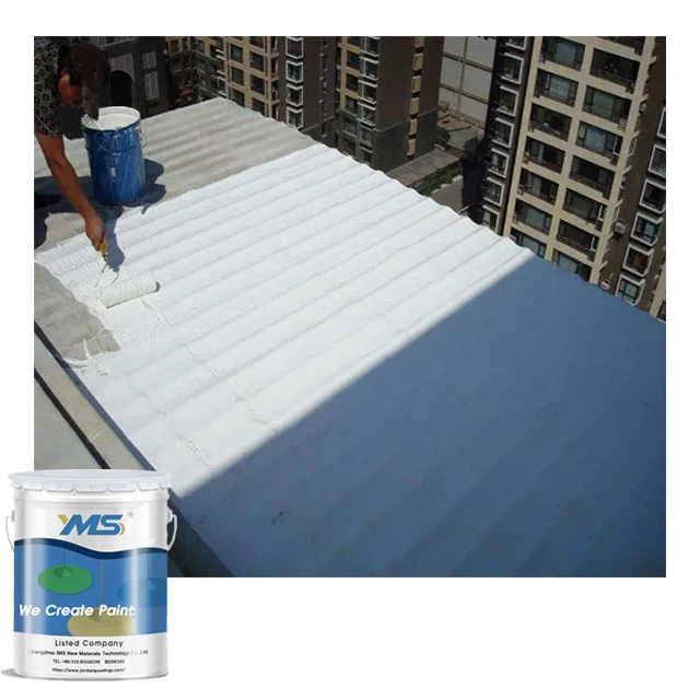Free Sample Silicone Roof Waterproof Paint for Price Gun Metal OEM CAS Liquid Coating Reflective Heat Resistant Brush