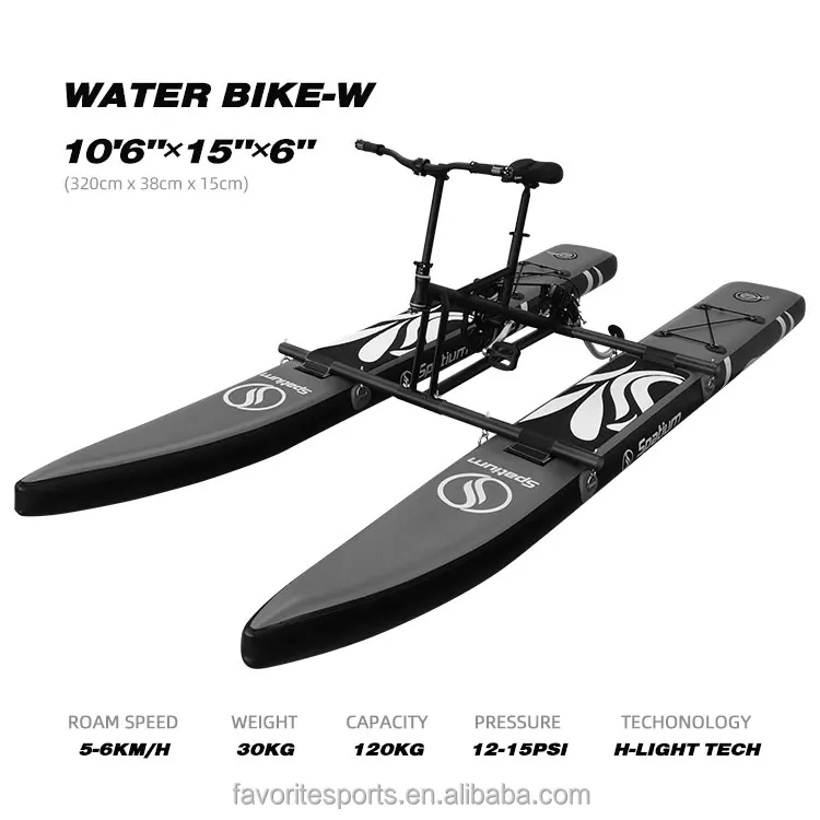 SPATIUM Portable Inflatable Pedal Boat Water Bike