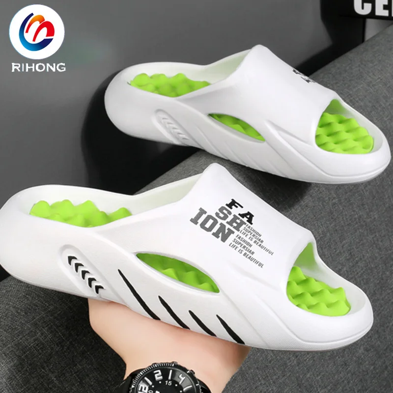 Cheap Wholesale Summer Waterproof  Eva Thickness Flat Sole House Fancy Chappal for Man