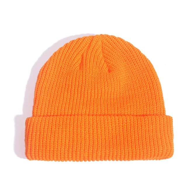 Fashion Hip Hop Beanie Knitted Hat Men Skullcap Women Winter Warm