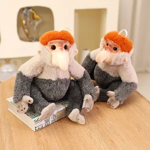 Baby Plush Toys Stuffed  Simulation Animal Toy Proboscis Monkey