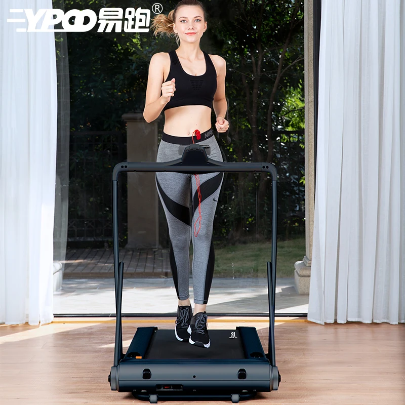 YPOO New for 2025 Running Machine Best  Under Desk Treadmill Home Use Electric Folding Fitness Mini Treadmill with YPOOFIT APP