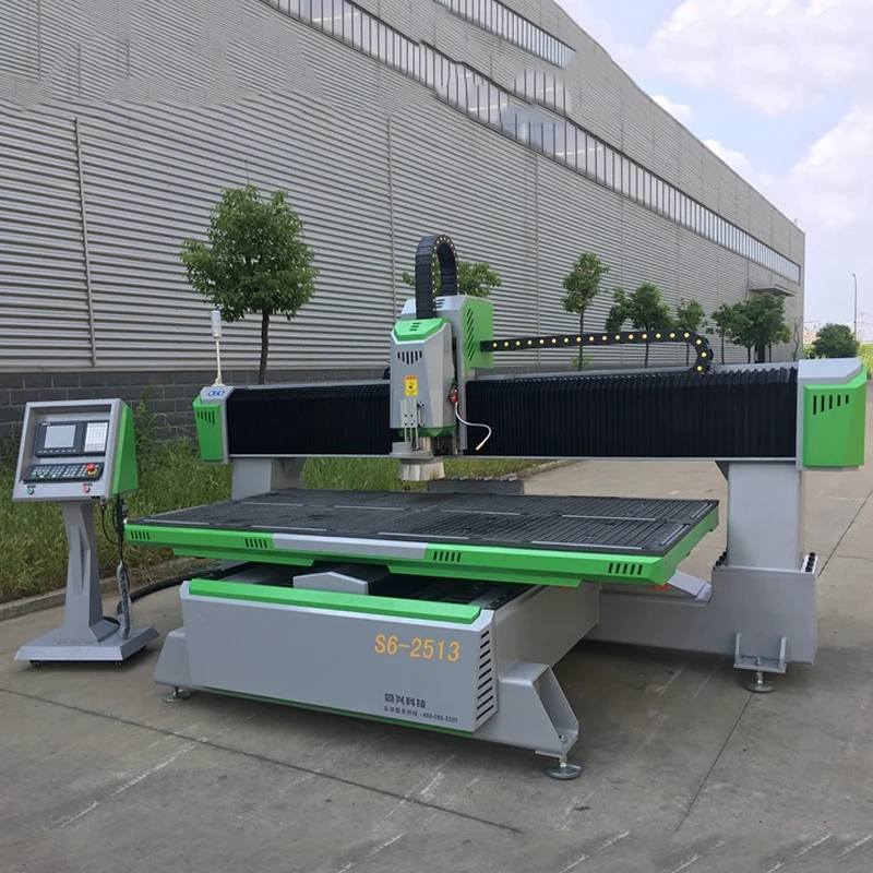 SUDA S6 ATC 1325 High Precision Table Moving 3 Axis Advertising Cnc Wood Router Machine