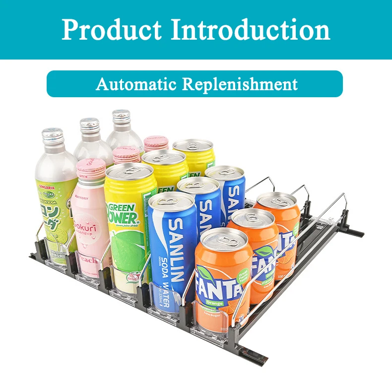 Hookei Automatic Spring Loaded Dispenser, Smart Can Organizer for ...