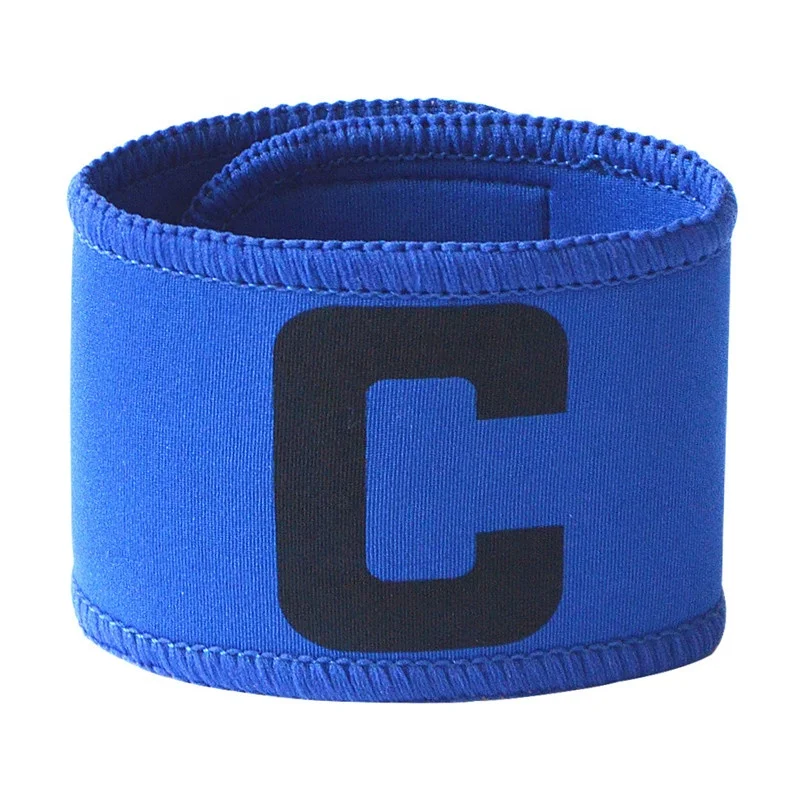 High Quality Custom Printed Neoprene Elastic Football Soccer Arm Band Captain Armband Accessory with 'C' Mark