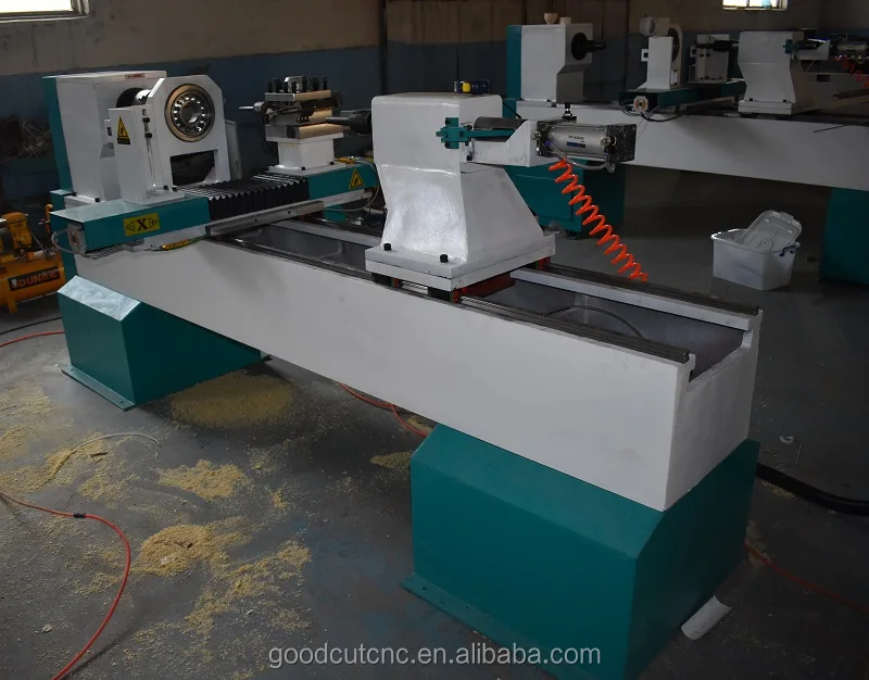 Cnc Atc Wood Turning Lathe Machine Wtih 4 Atc Tools for Bowl