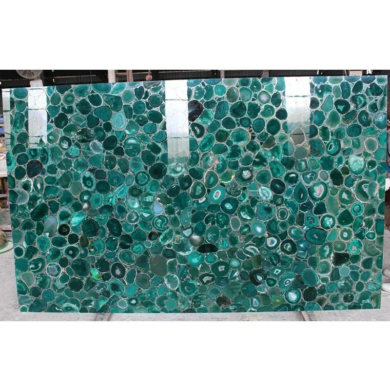 product peacock green semi agate stone for light transmist slab for bar topcountertop granite big slab polished graphic design paia st-2