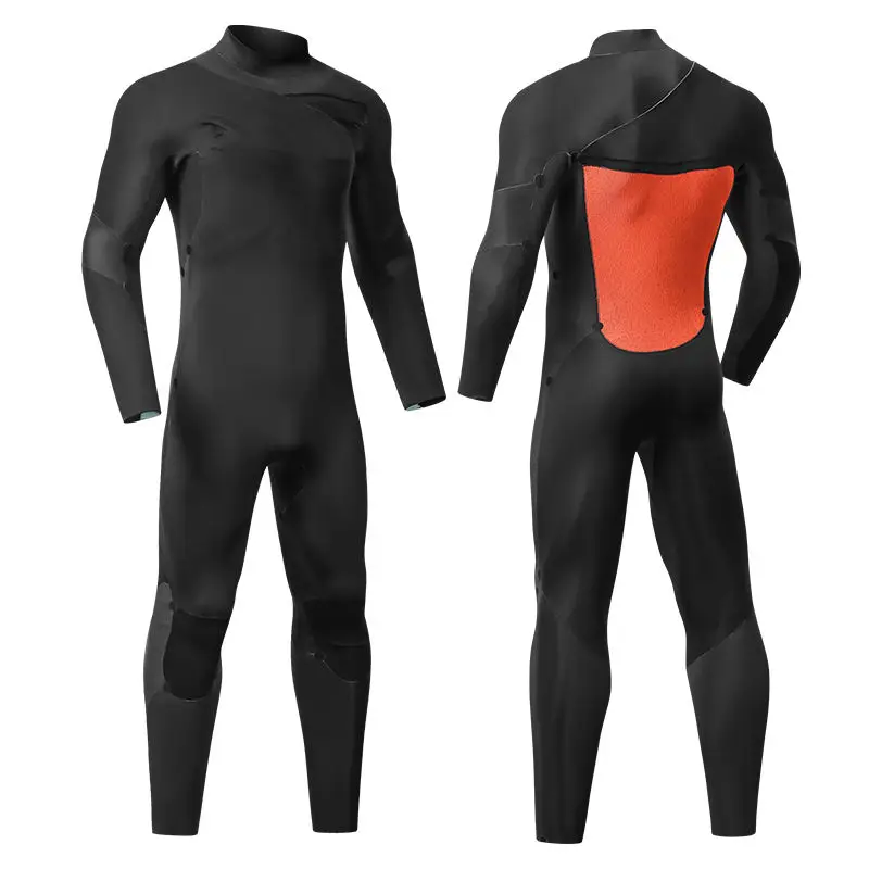 Sbart Diving Suit custom logo wet suits for men in cold water printed neoprene chest zip 3MM surfing diving wetsuit