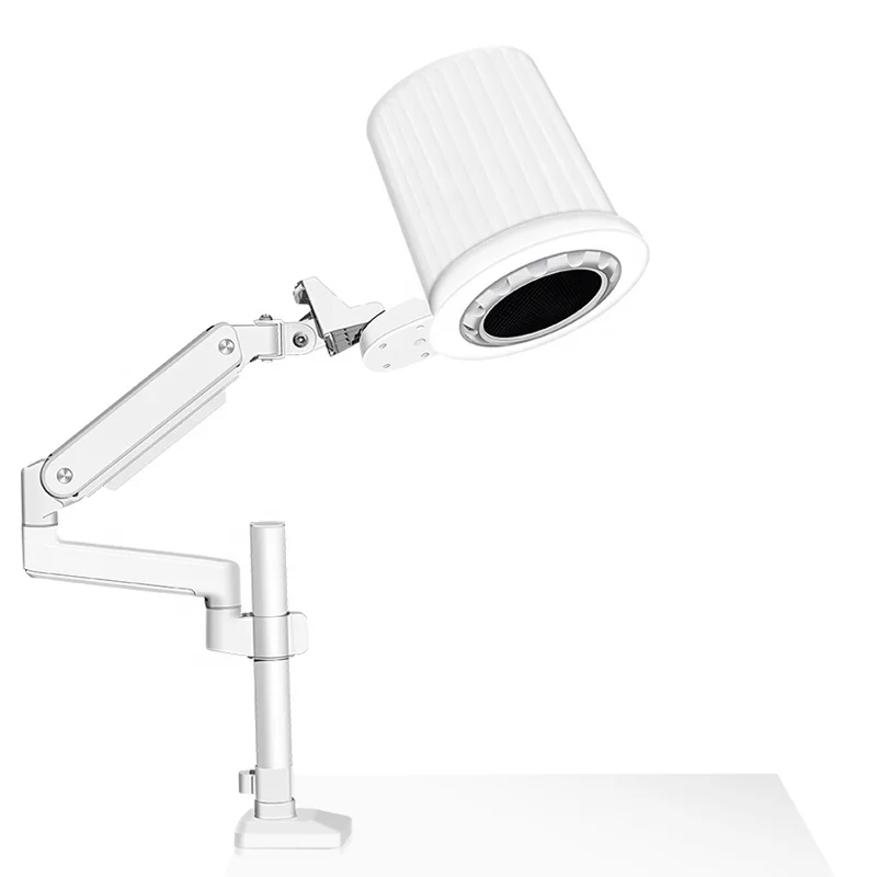 2028 SS Reusable Filter Powder Extractor Manicure Pedicure Hood Vacuum Cleaner Overhead Nail Dust Collector for Salon Podiatry details