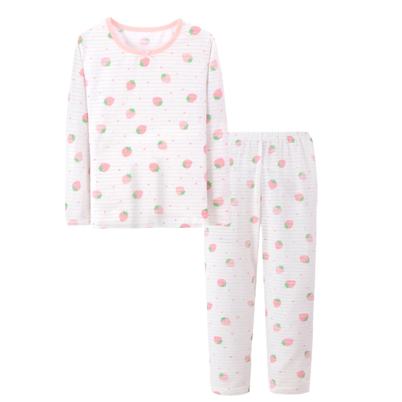 Cotton Printed Long Sleeve for Parent-Child PJS Ekouaer Matching Family Christmas Pajamas Set 2 Piece Sleepwear 
