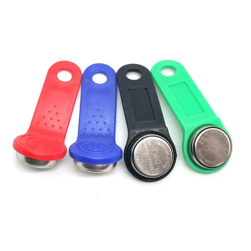 Multi-Color Dallas TM Handle Card DS1990A Information Button Contact Electronic Ibutton Keys Magnetic Dallas Key