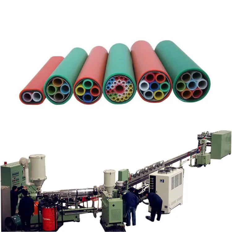 Полиэтилен высокой плотности волоконно-оптический microducts микро-канальные воздуховодов пакет Связки труба делая