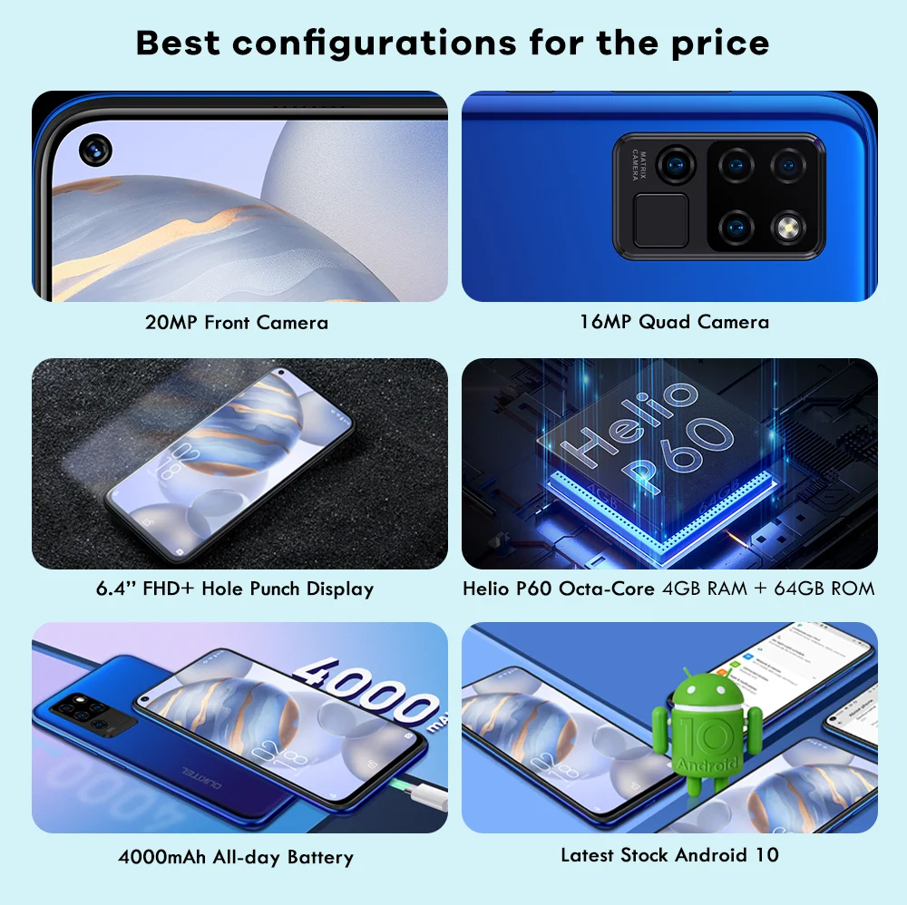 OUKITEL C21 - 6.4 Inch Smartphone with 4GB RAM & 64GB Storage OUKITEL C21 - 6.4 Inch Smartphone with 4GB RAM & 64GB Storage