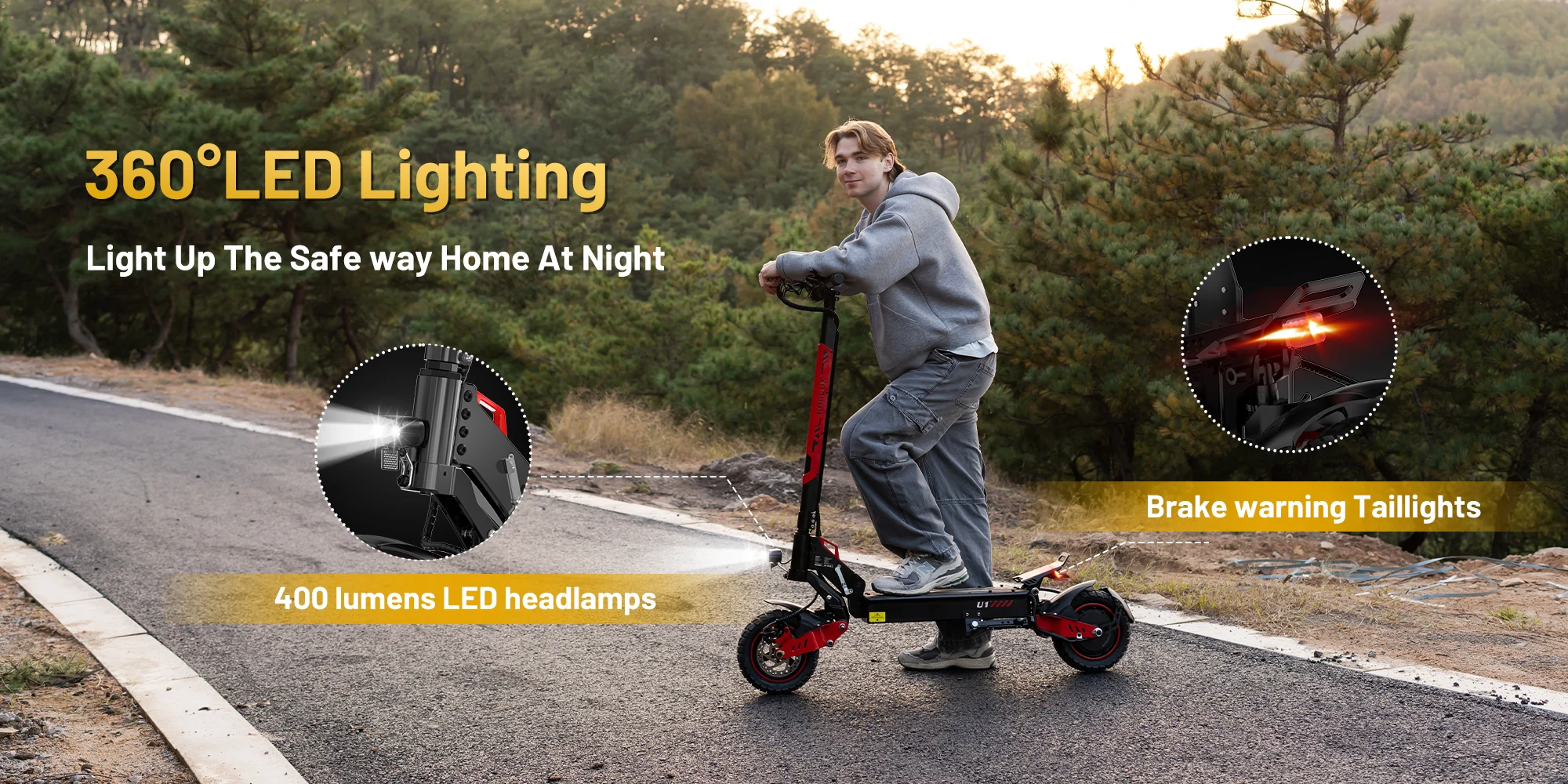 Elektroroller Klappbar Mit App Steuerung Für Pendler Und Freizeit_voghion.com