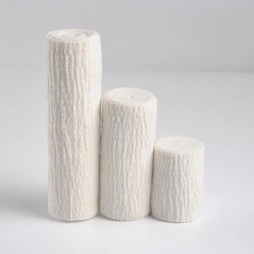 Spandex elastic bandage with crepe and plain type for medical orthopedic using