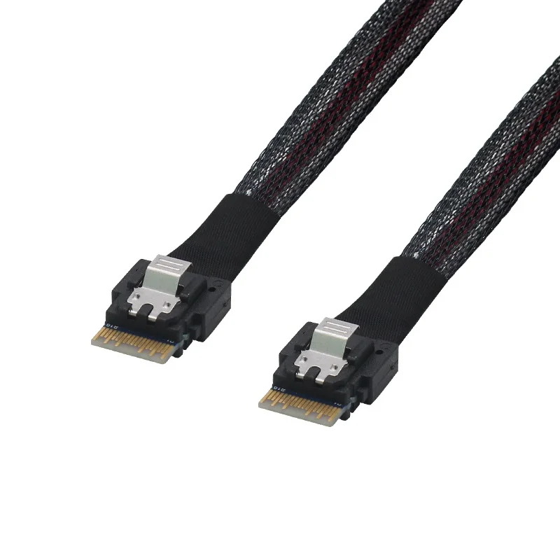 Slim Sas Sff-8654 4i To Sff 8654 4i 12g 24g High-speed Connection Cable ...