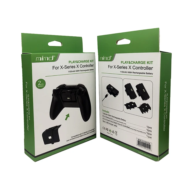PowerA Soporte de carga dual mandos Xbox Series X/S Negro y Baterías  1100mAh