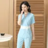 Short sleeve pantsuit A9