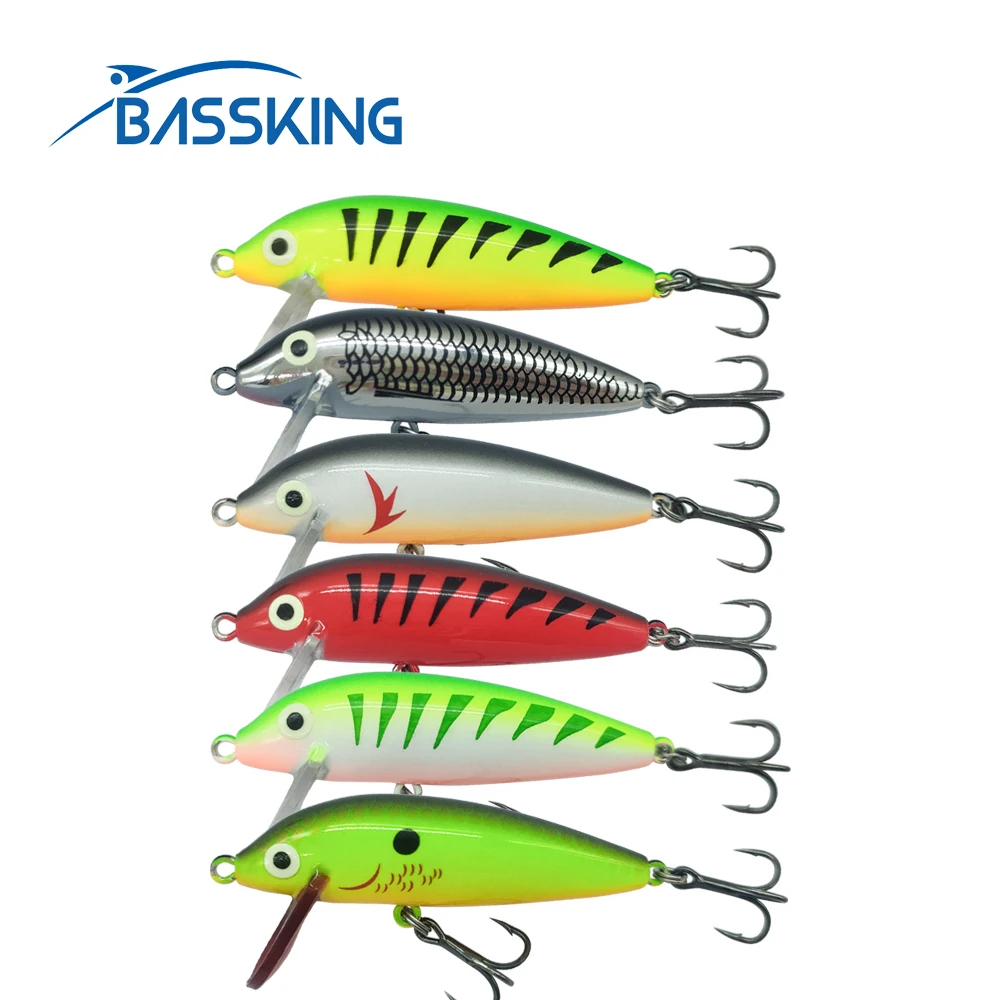 HENGJIA 4-Piece Swimbait Set – 7.5cm / 11g Minnow Fishing Lures – Hard Jerkbait For Bass, Trout, Pike