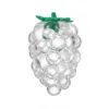 Transparent grape skin with green stopper