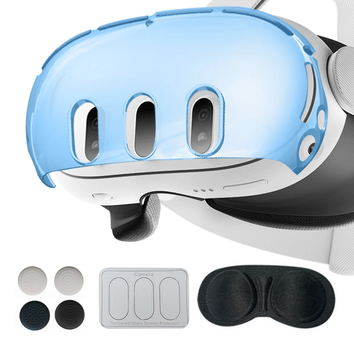 Transparent Shell Tempered Glass Case for Meta Quest - Main Image