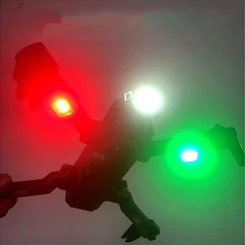 Lumière Stroboscopique LED étanche - Pour Drone, Voiture RC, Vélo - USB-C, 7 Couleurs, Télécommande Incluse