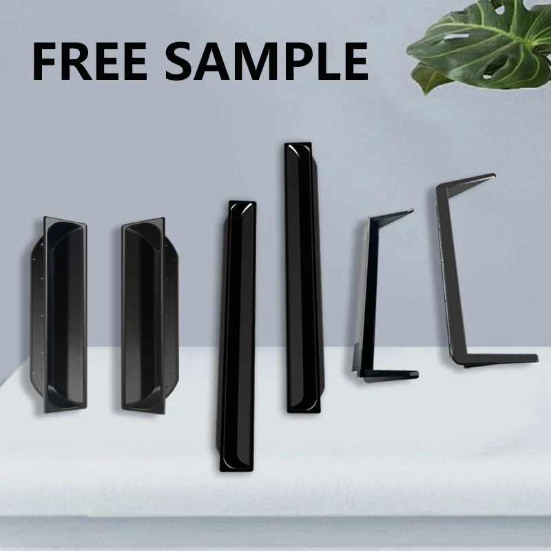 Longhey Freezer Door Handle Showcase Fridge Refrigerator Alloy Cabinet Handle Freezer Spare Parts Door Knobs