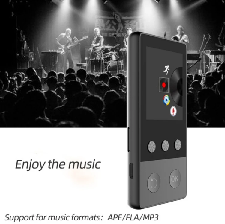 Best Quality M13 Support Recording , E-Book , TF Card 16GB High-Definition Noise Reduction Recorder Music MP4 Player