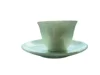 Tazza bianca con set