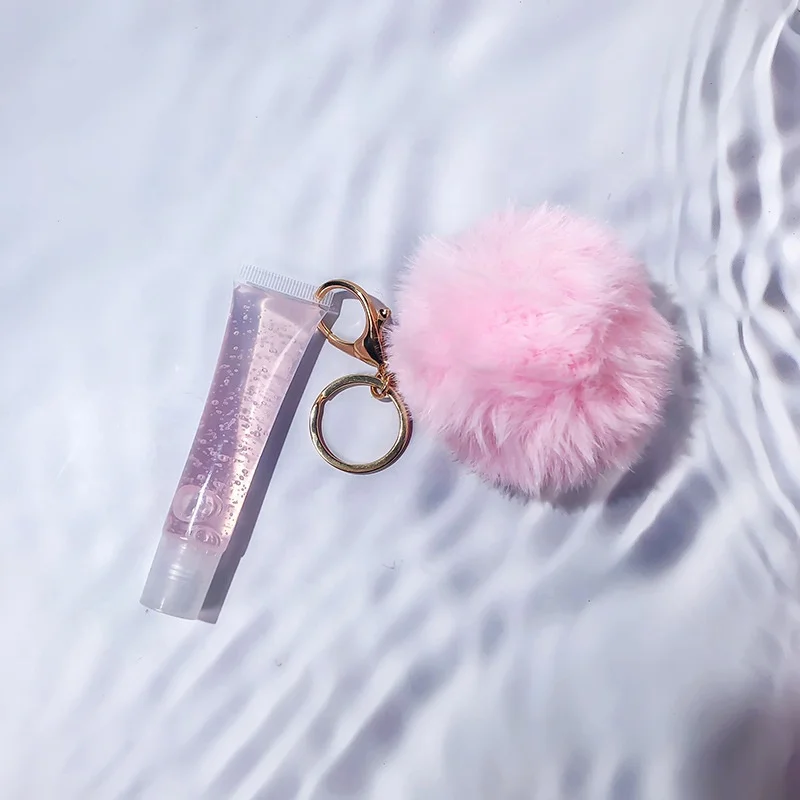 Lip gloss Keychain Pink Disco