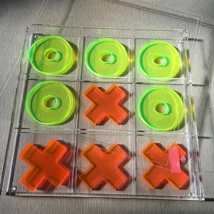 Glow in the Dark Tic Tac Toe!