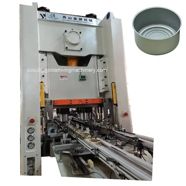 Two-Piece Tin Can Making Machine for Sardine Tuna for Beverage Food Chemicals Factory Price for Metal Packaging