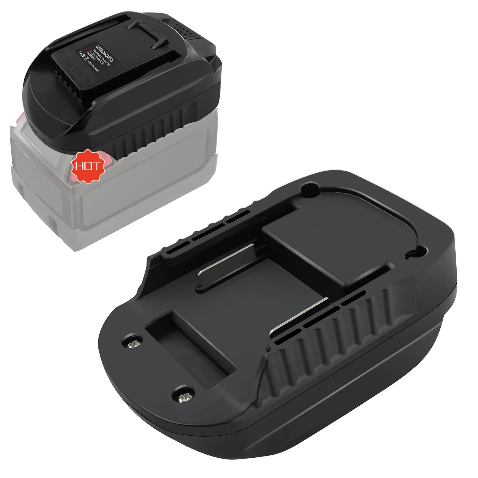 Battery Adapter - Use Milwaukee M18 Or DeWalt 20v Li-Ion Batteries On Makita 18v Tools