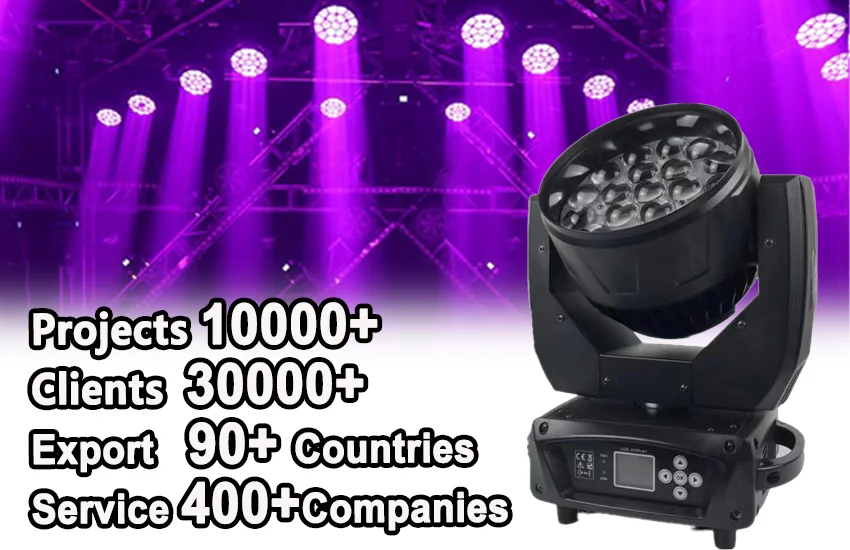 Grace 19*15w Aura Led Stage Light System Zoom Wash Moving Head Buy